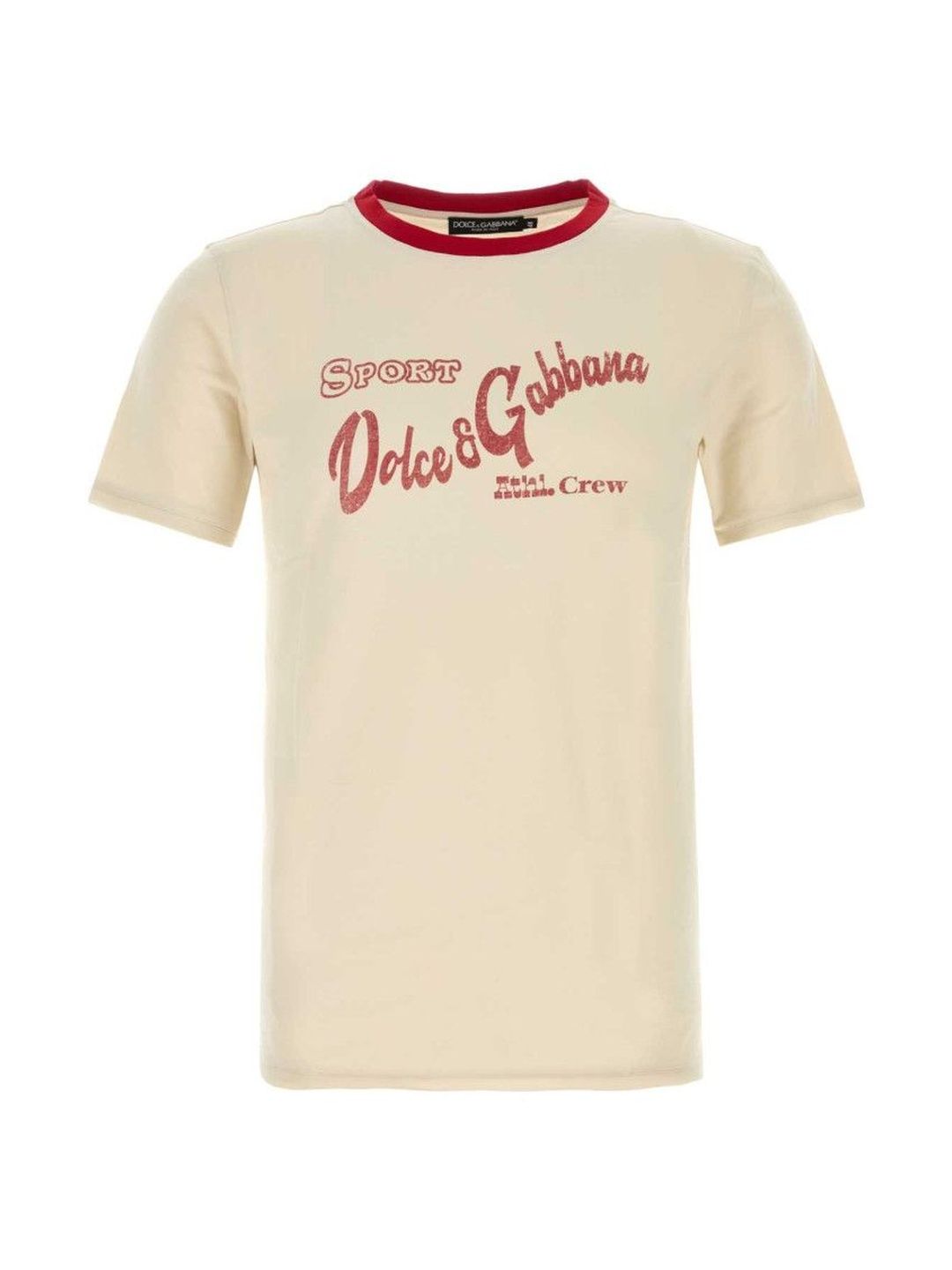 dolce & gabbana Beige Crew Neck T-Shirt-picture-40