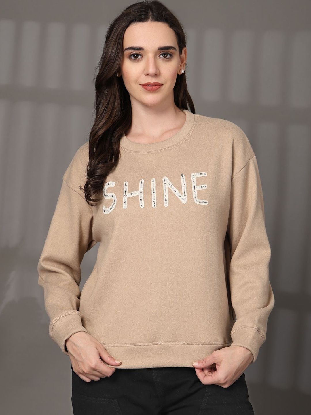 Roadster Women Embellished Sweatshirt-picture-40