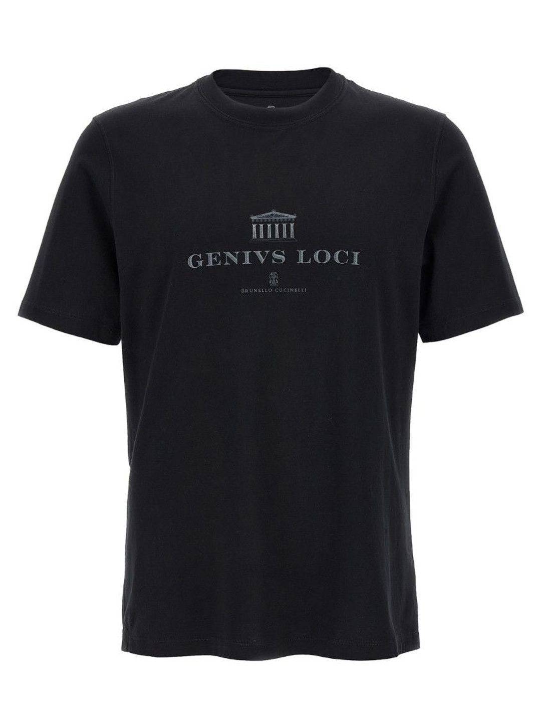 brunello cucinelli Black Crew Neck T-Shirt-picture-27