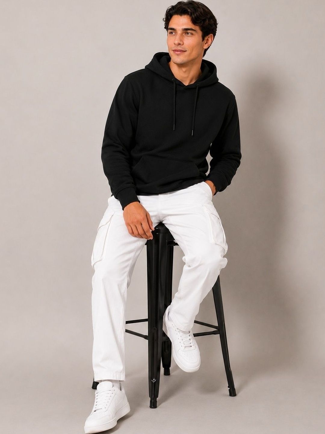 Roadster Men Hooded Sweatshirt-picture-49