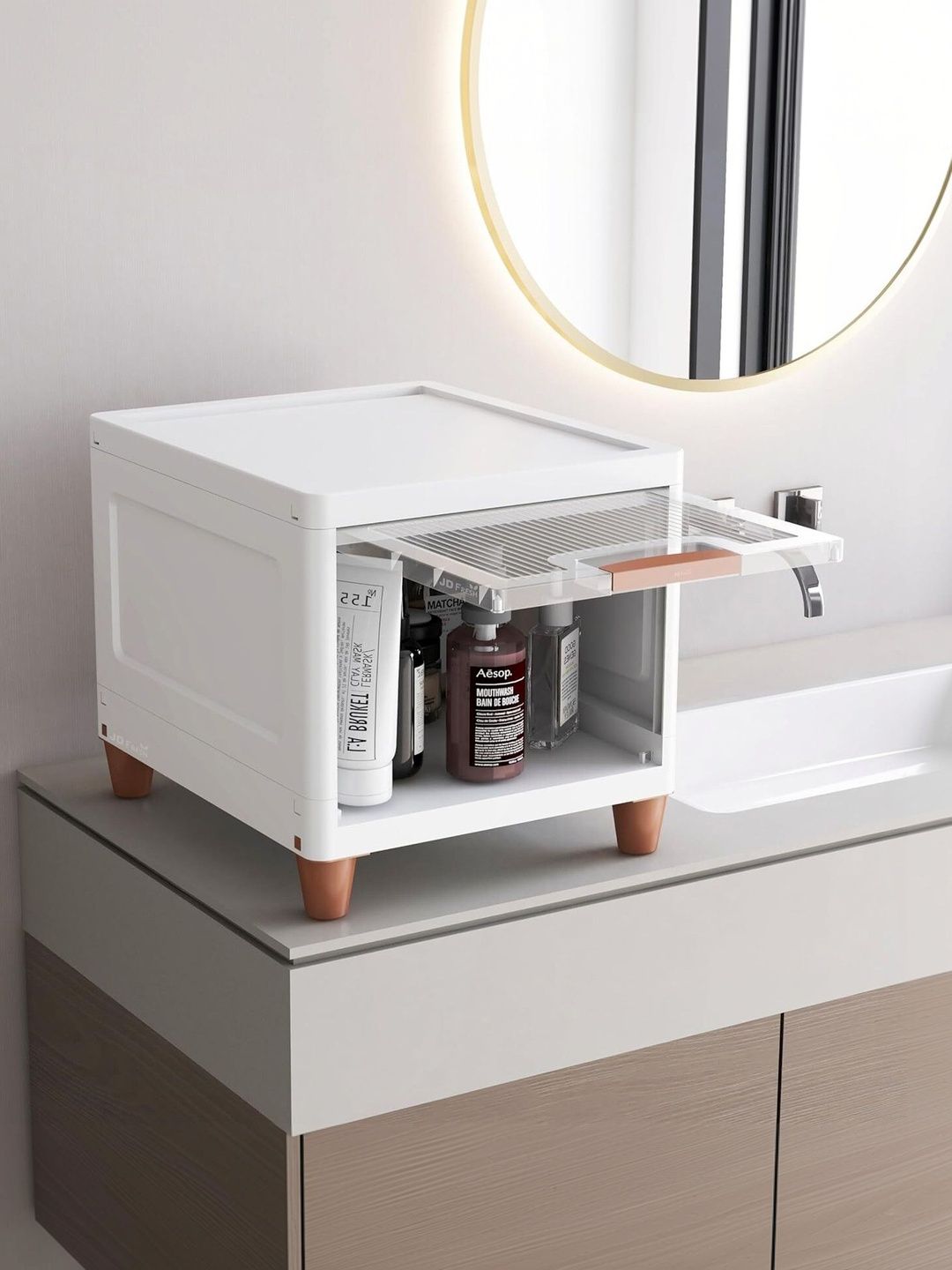 HASHFLOW 1Layer Multi-Purpose Tall Storage Organizer Cabinet-picture-52