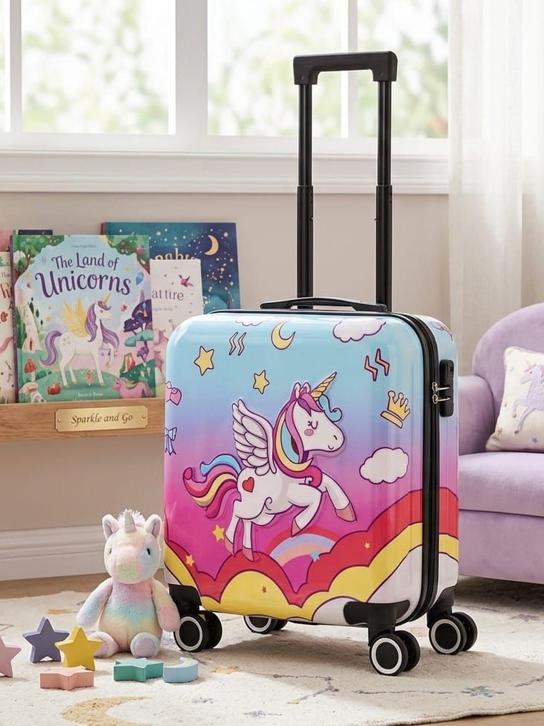 NAVRANGI Printed Hard Sided Medium Trolley Bag-picture-44