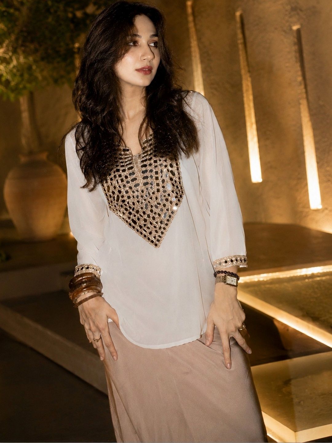 AASK Embellished Georgette Top-picture-12