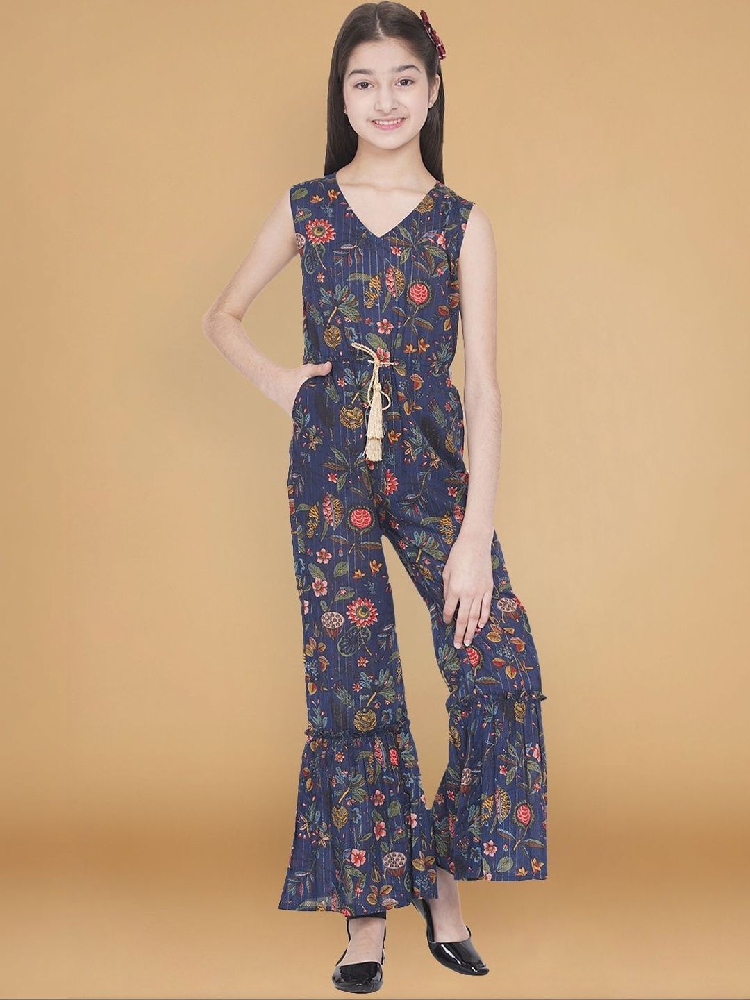 KALINI Girls Printed Basic Jumpsuit-picture-36