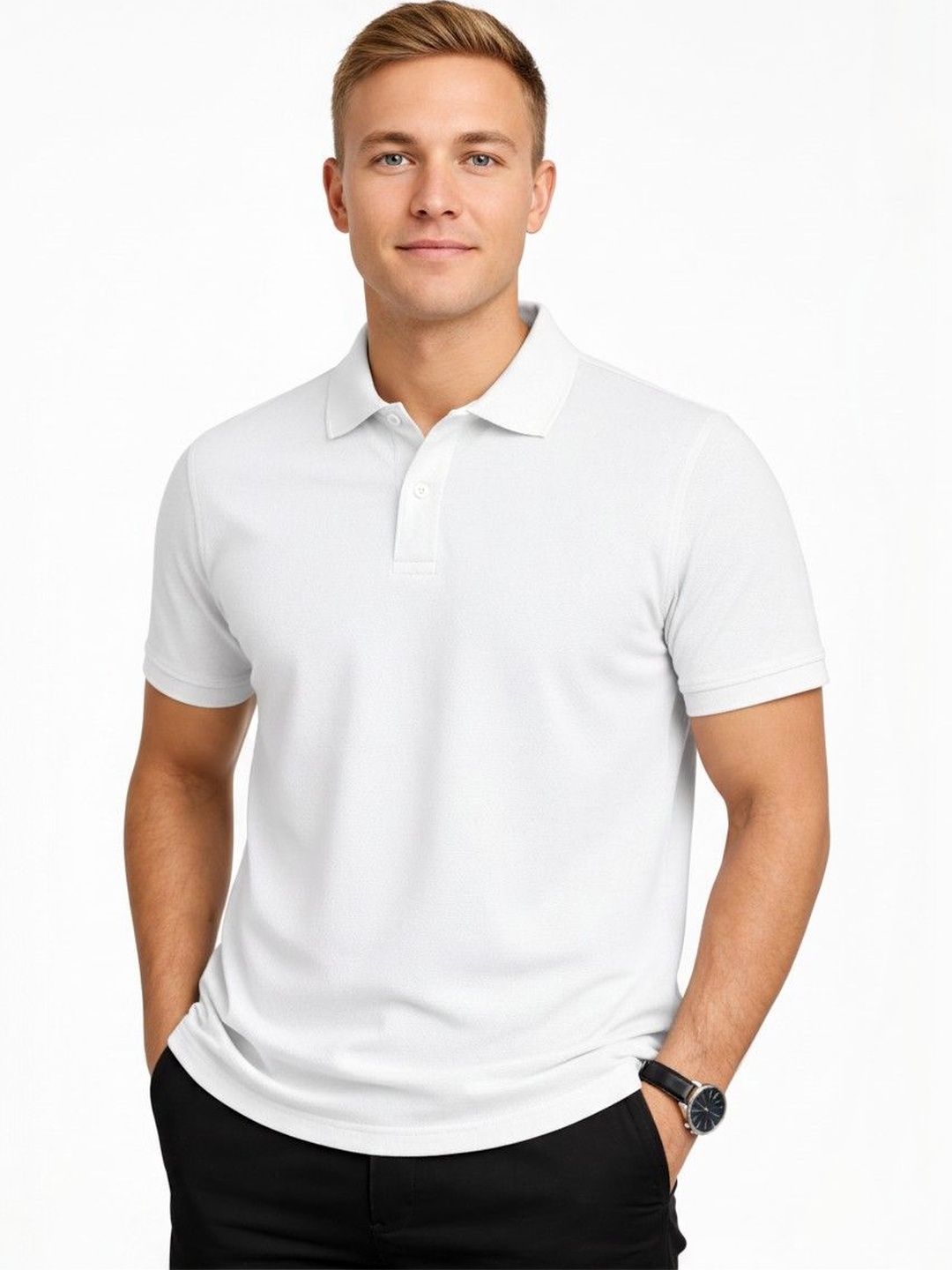 Moda Rapido Men Polo Collar Dri-FIT Slim Fit T-shirt-picture-37
