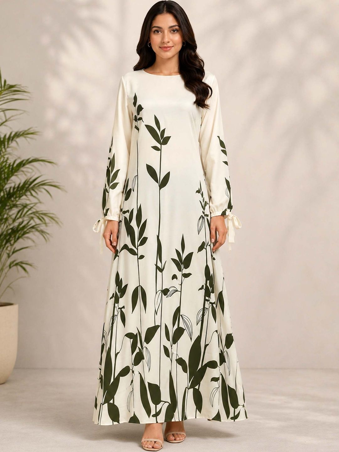 SARINKU SARINKU Floral Print Satin Maxi Dress