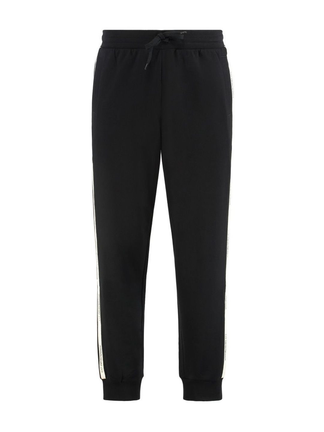 ea7 emporio armani Black Cotton Logo Joggers-picture-25