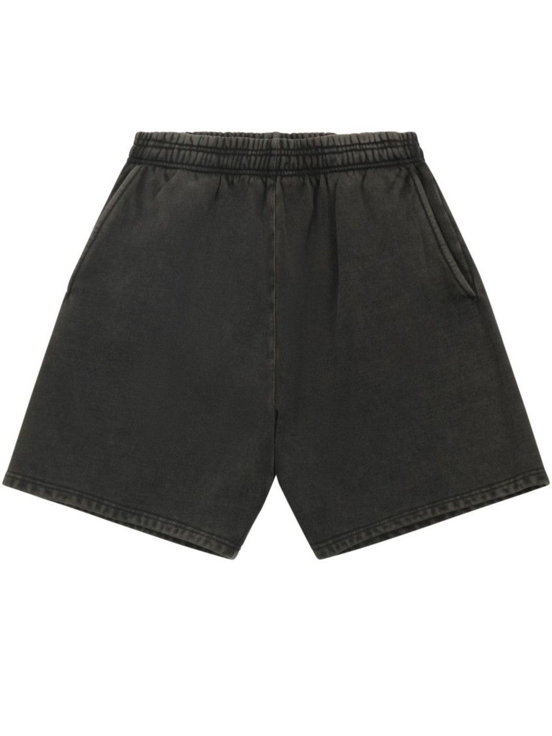 Black Solid Shorts-image-15