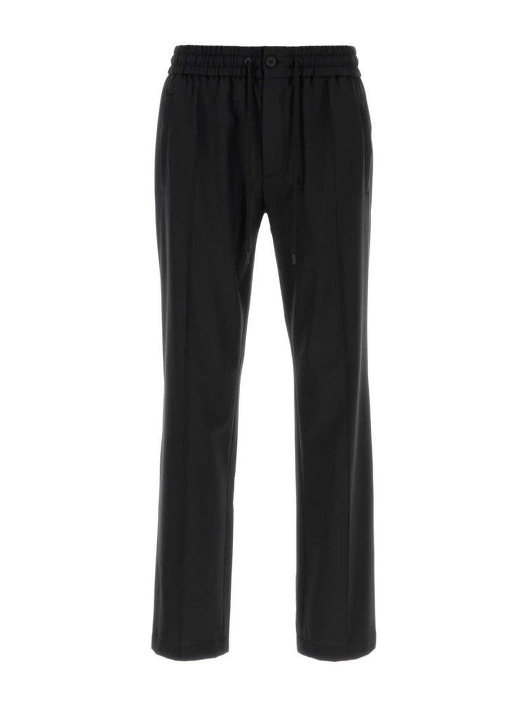 dolce & gabbana Black Wool Canvas Joggers-picture-54