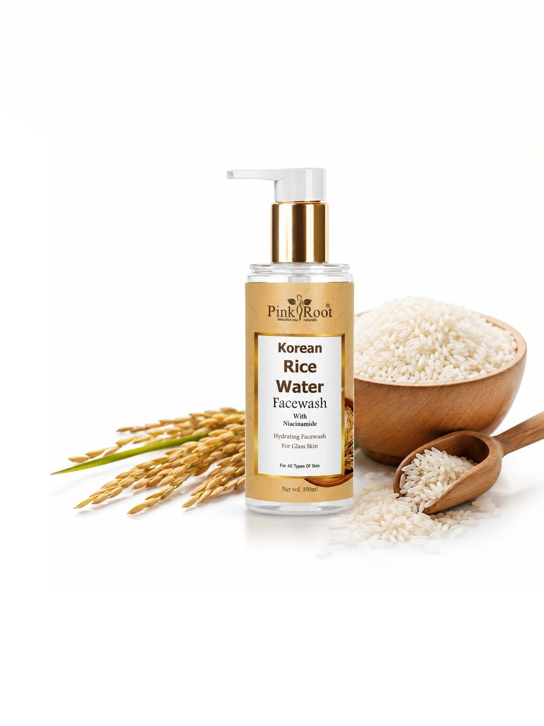 Pink Root Rice Water Face Wash with Niacinamide - 100 ml-image-28