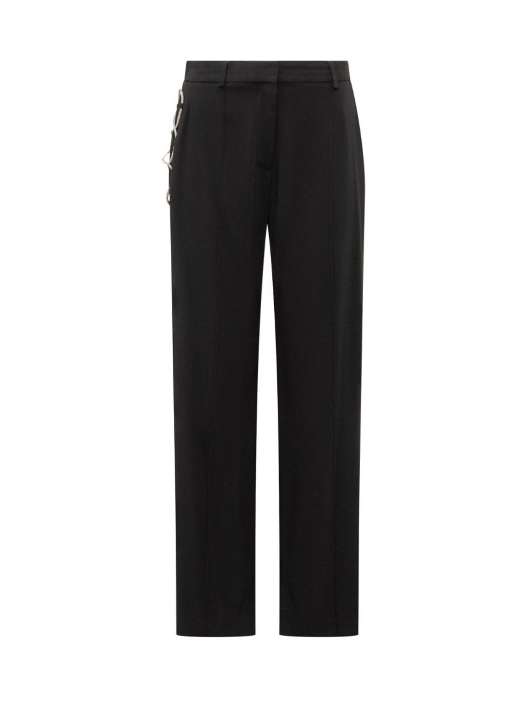 giuseppe di morabito Black Straight Flat Front Pants-picture-43