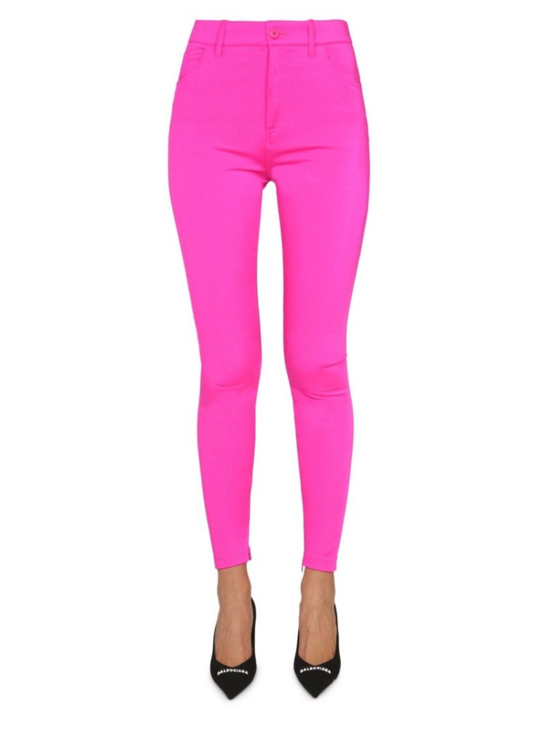 balenciaga Pink Tapered Flat Front Pants-picture-28