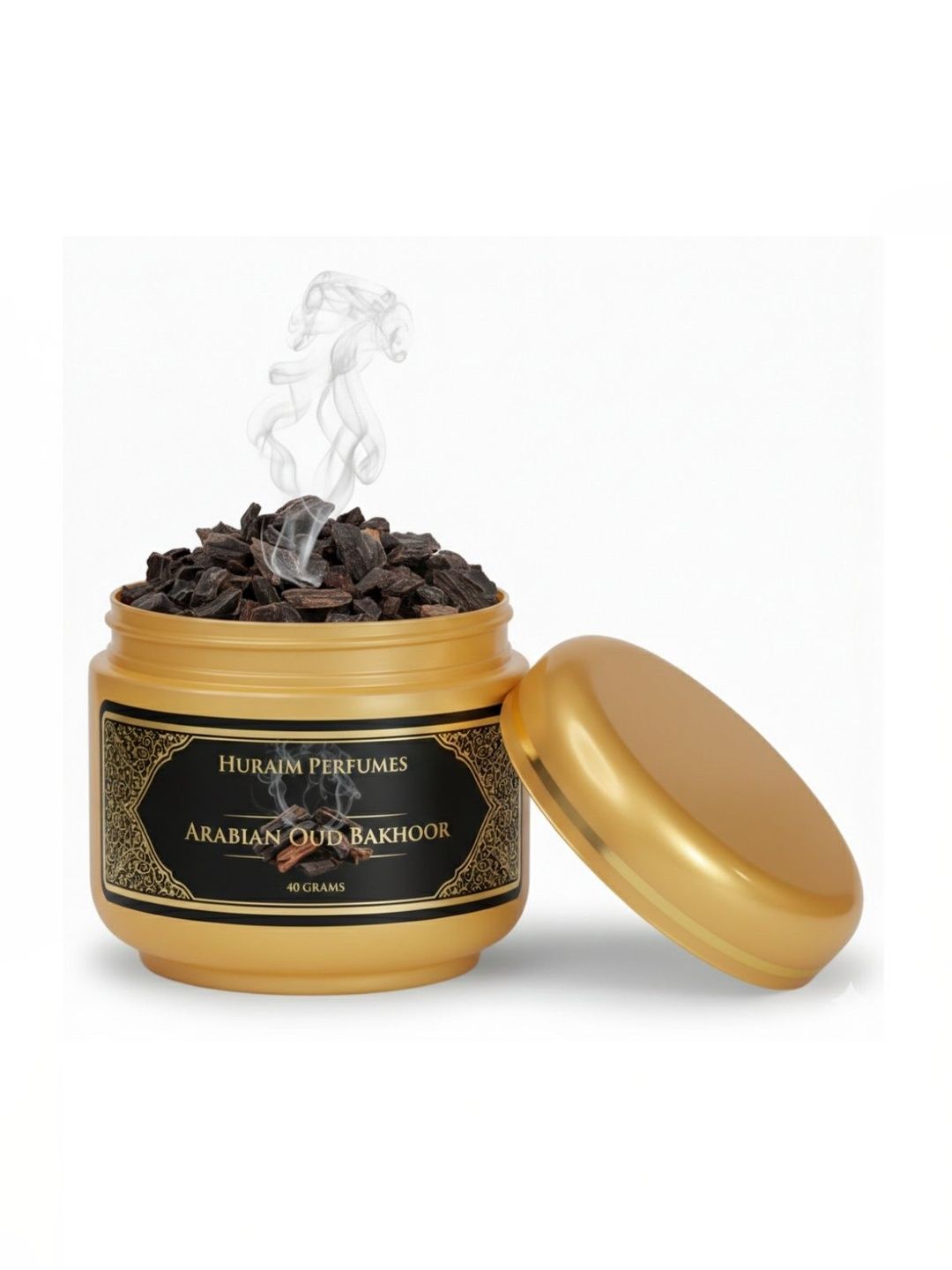 HURAIM Arabian Oud Bakhoor Air Freshener - 40 Gram-picture-19