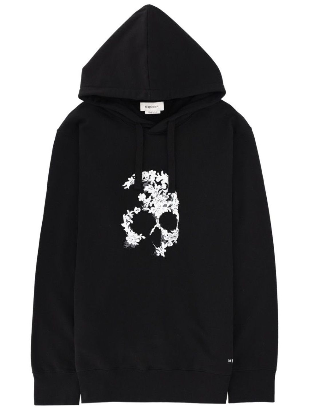 alexander mcqueen Black Graphic Logo Hoodie-picture-31