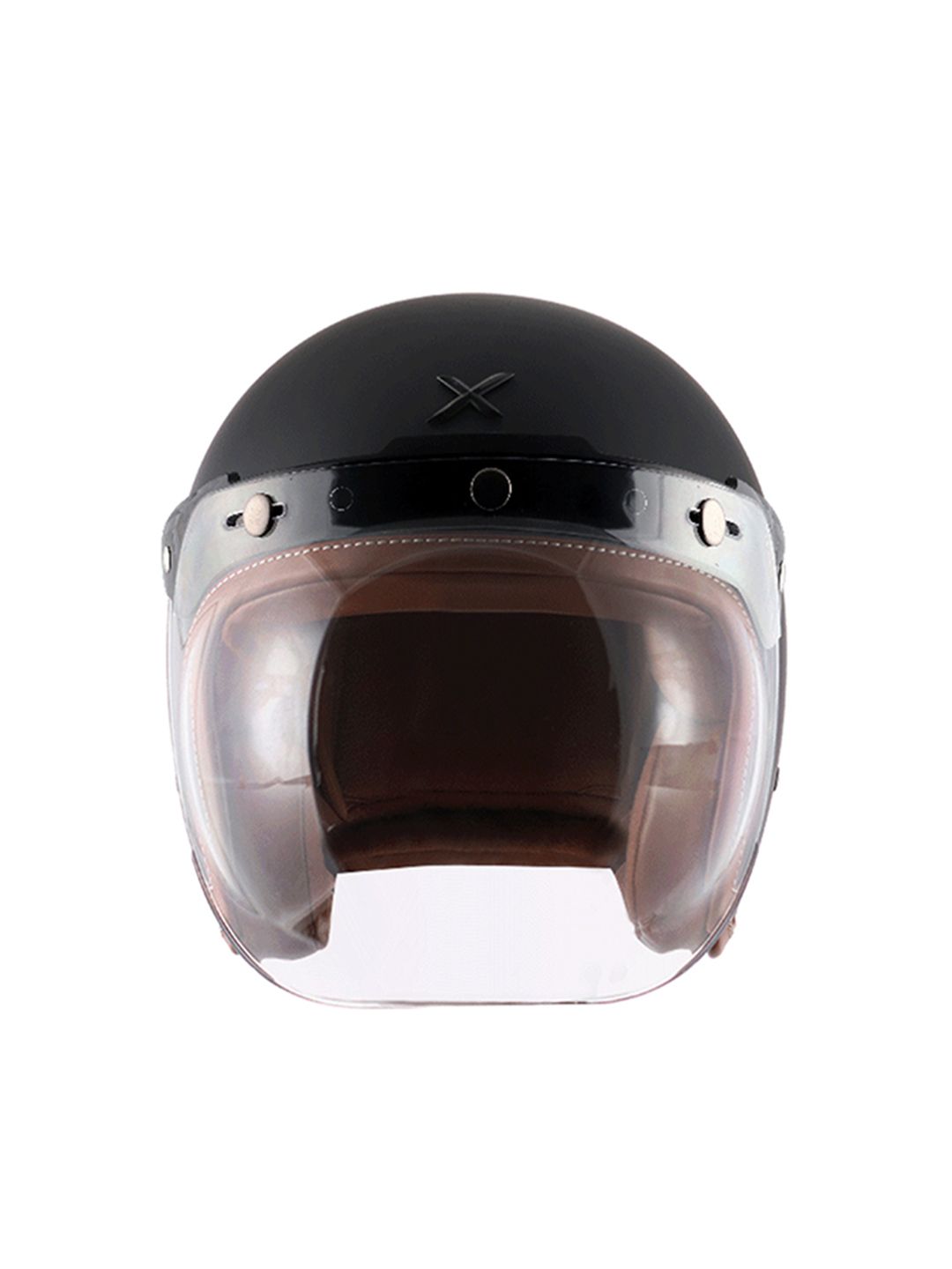Axor Retro Jet Leather Dull Black Helmet-L-picture-13