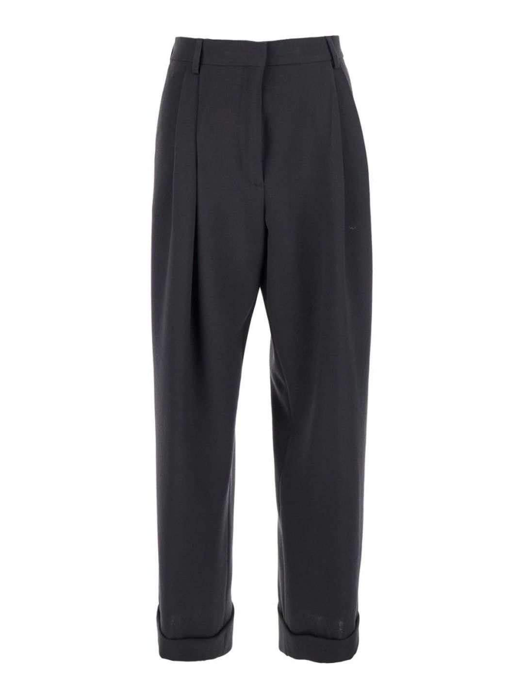dries van noten Grey Relaxed Pleated Pants-picture-35