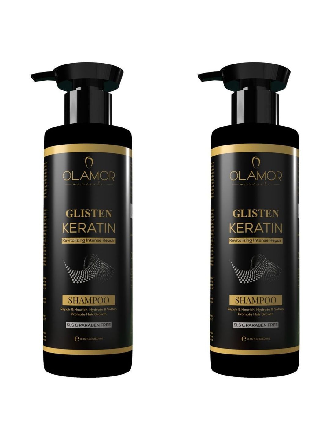 OLAMOR Set Of 2 Glisten Keratin Revitalizing Intense Repair Shampoo - 250 ml Each-picture-14