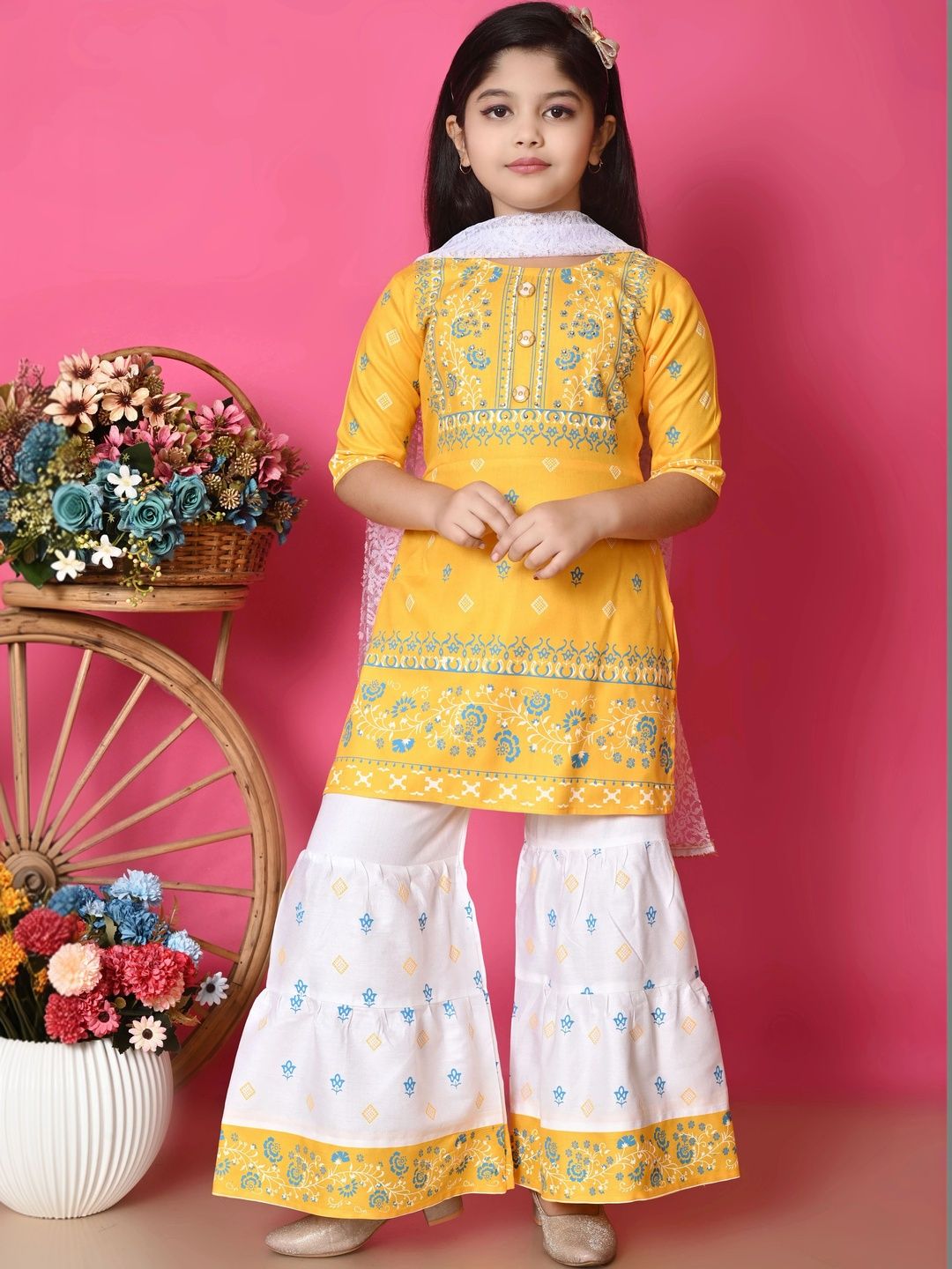 KIDS EARTH Girls Printed-picture-39