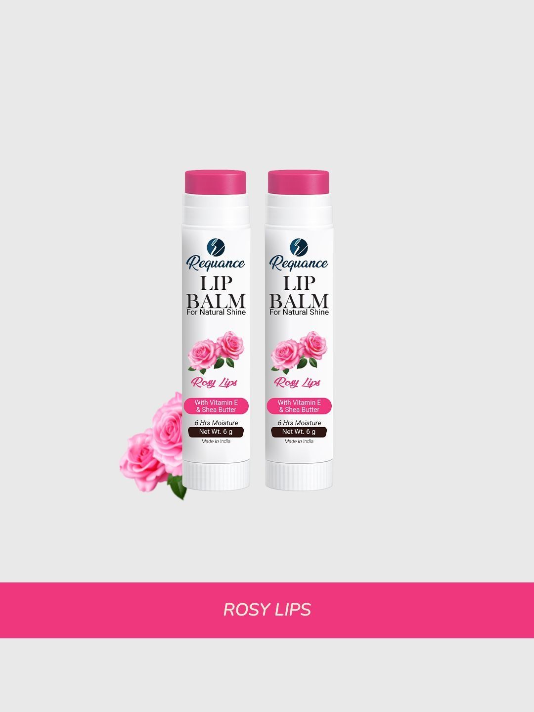 REQUANCE Set Of 2 Soft & Smooth Lip Balm With Vitamin E - 100g-Rosy Lips-image-39