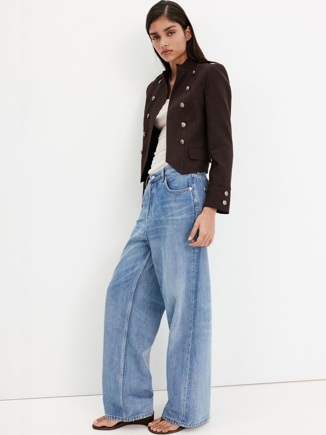 MANGO Crop Tailored Jacket-picture-47