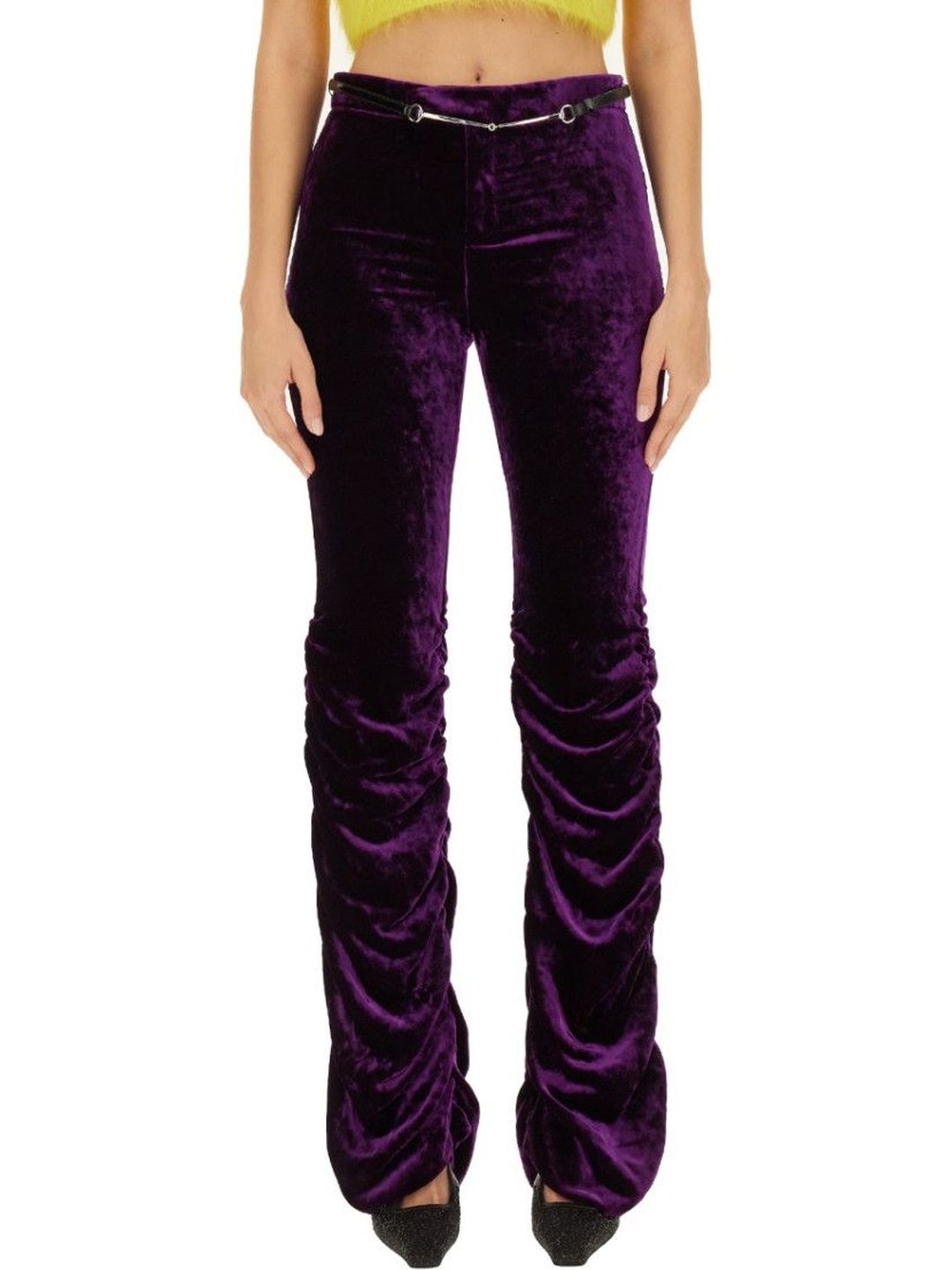 gucci Purple Skinny Flat Front Pants-picture-41