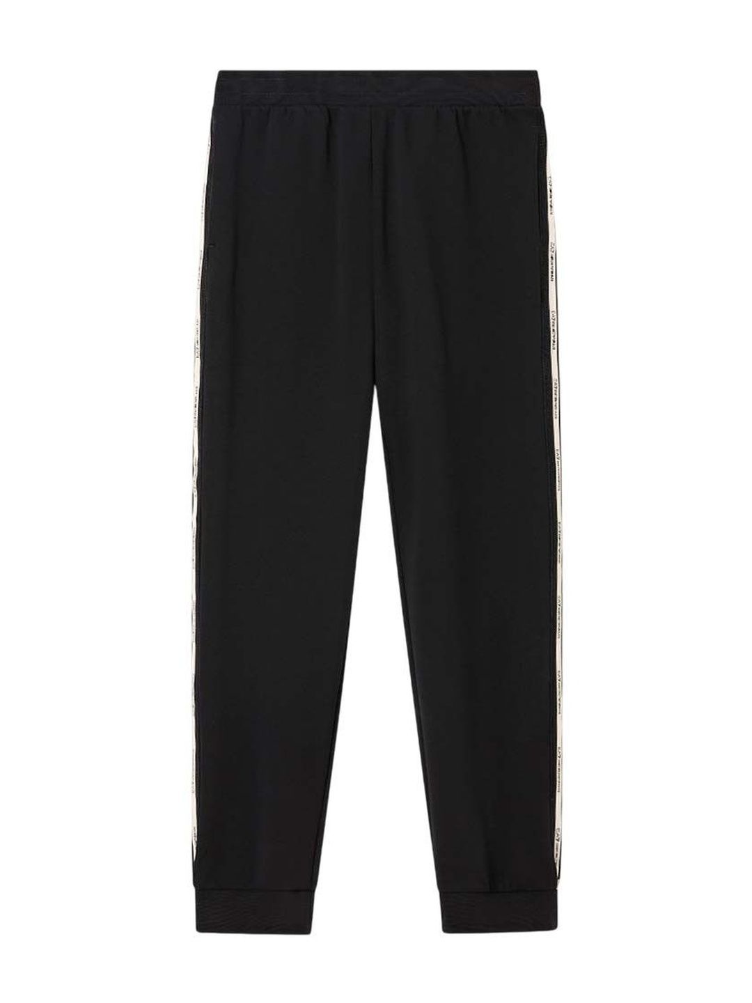 ea7 emporio armani Black Cotton Solid Jogger-picture-17