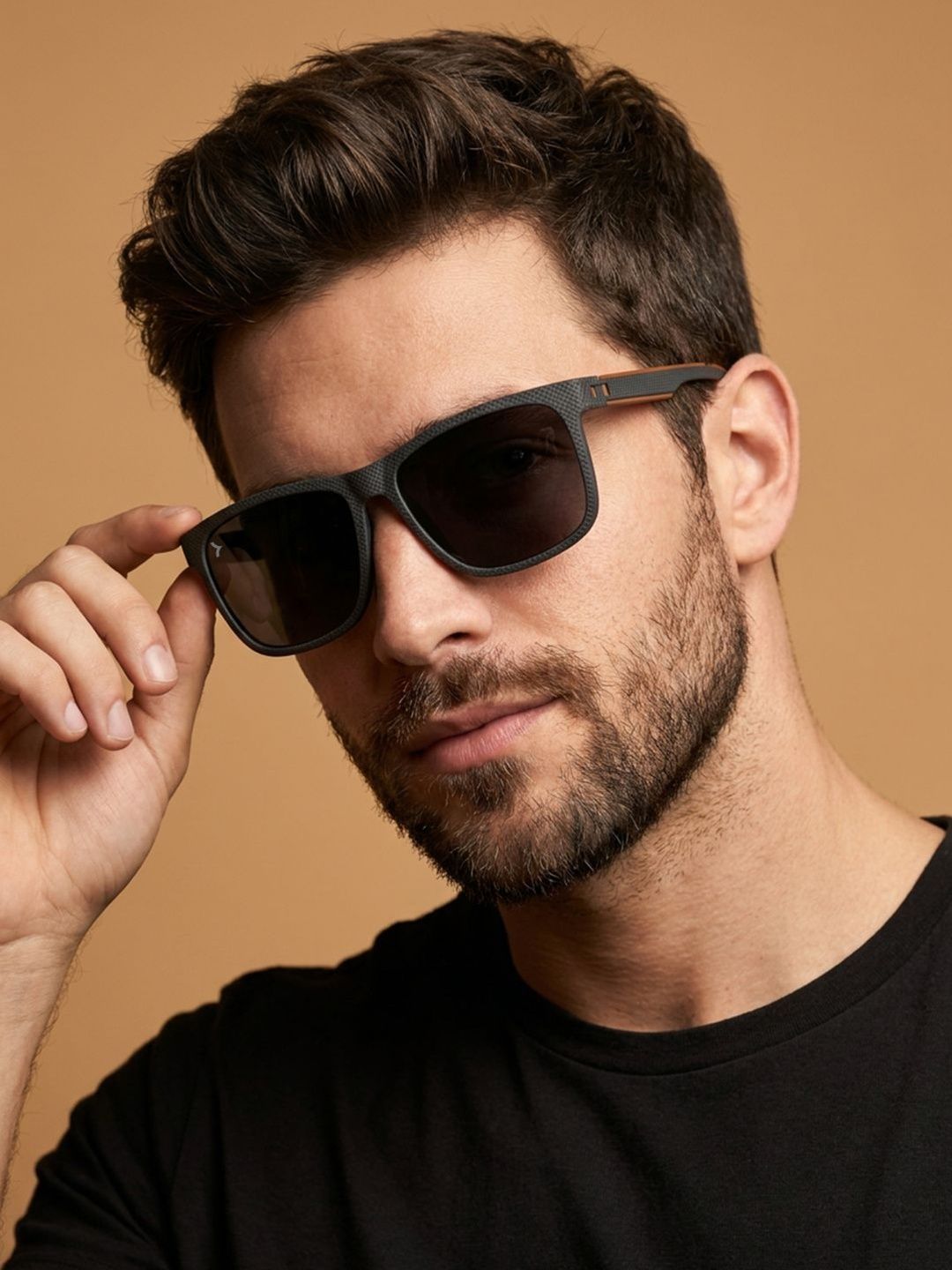 OKNO Unisex Black Lens & Black Square Sunglasses with-picture-14