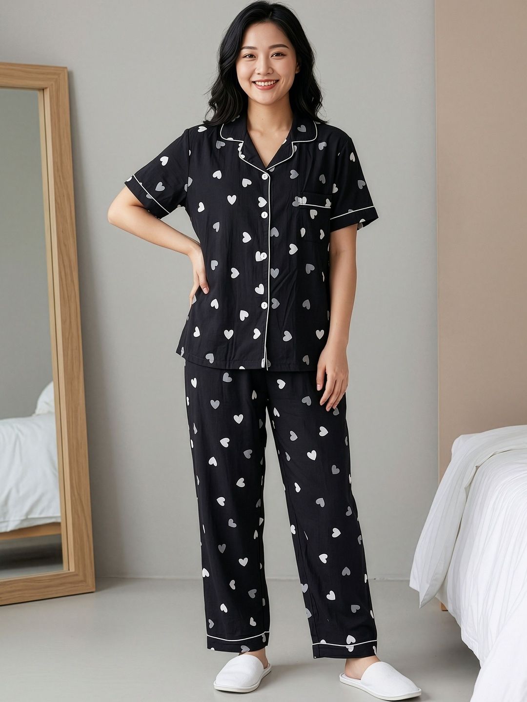 Stem Rope Women Printed Night suit-picture-21
