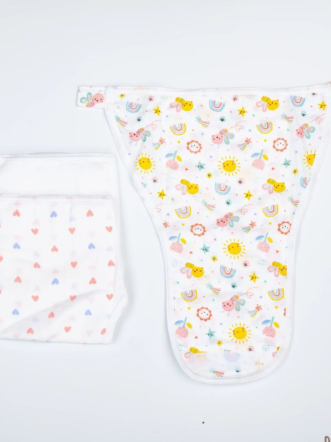 BeeLittle Infants Set Of 3 Spring Morning Printed Nappies-picture-29