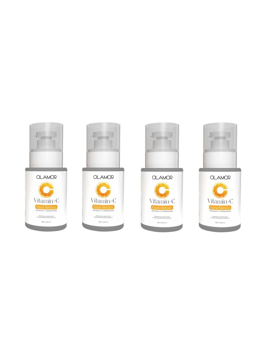 OLAMOR Set Of 4 Vitamin C Tan & Skin Burn Removal Face Serum - 30 ml Each-image-36