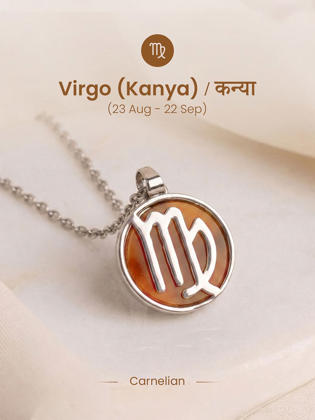 Astrotalk Virgo Zodiac Pendant-picture-21