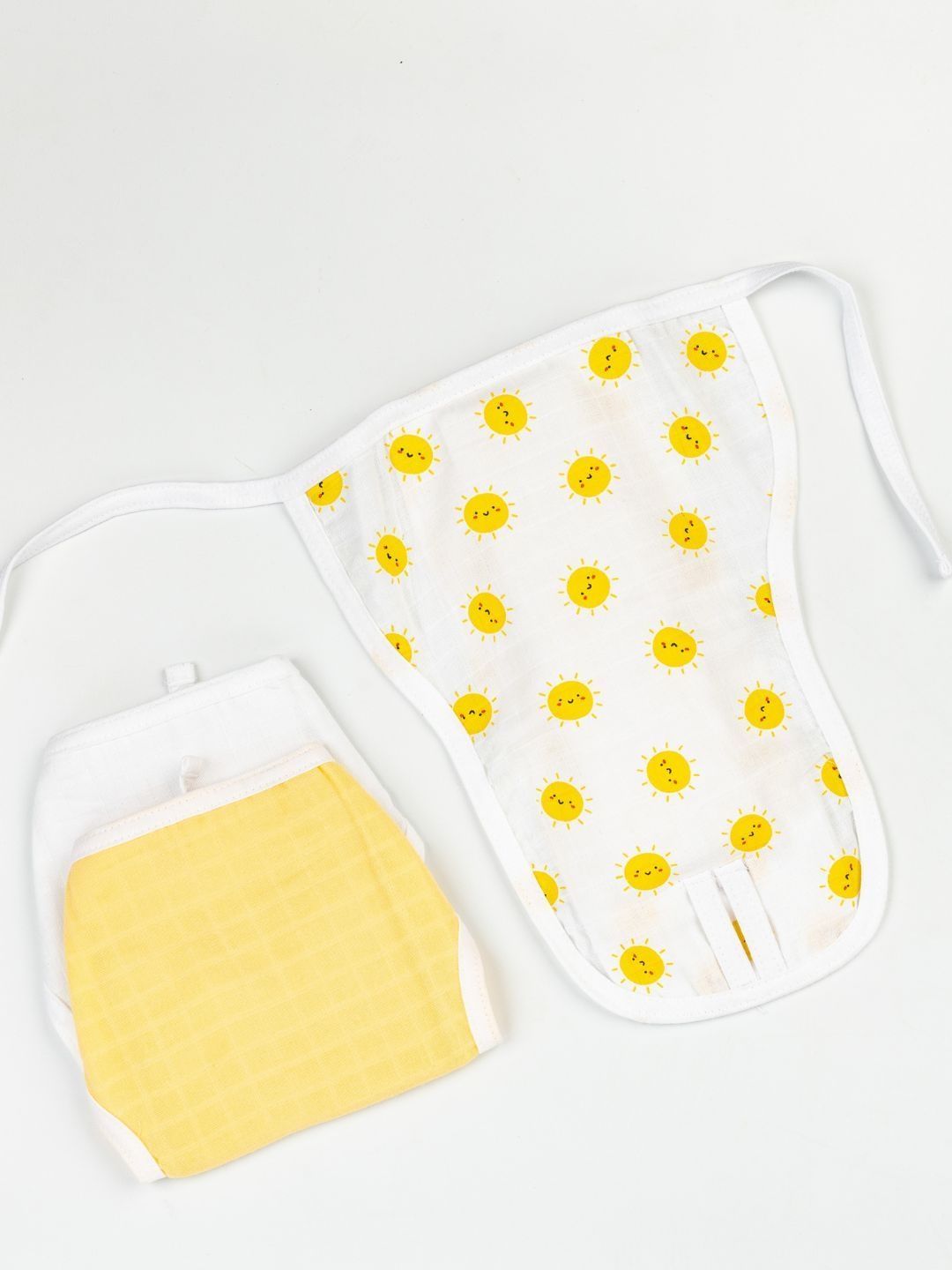 BeeLittle Infants Set Of 3 Sunny Day Printed Nappies-picture-14