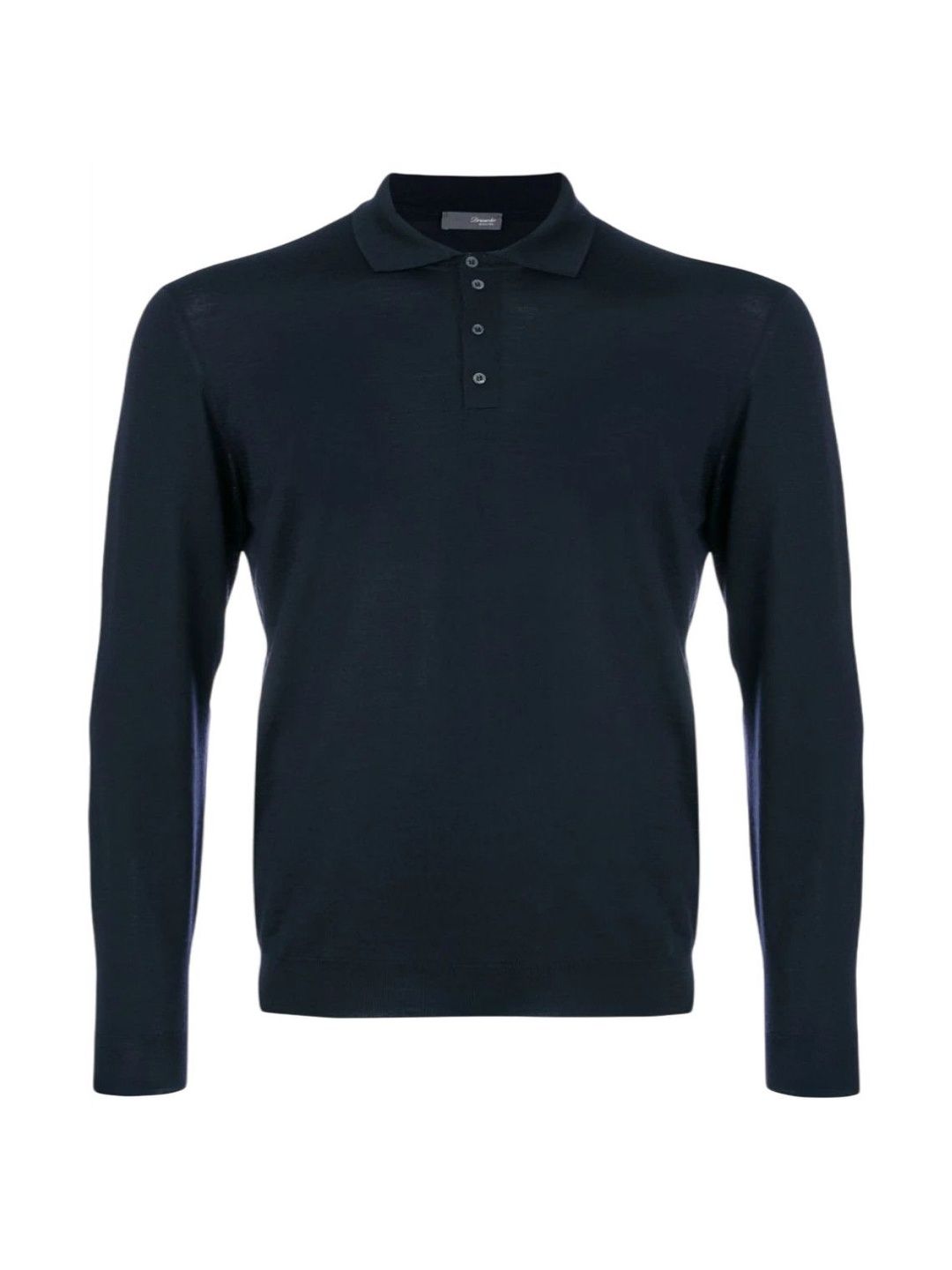 Drumohr Navy Blue Logo Polo-picture-32
