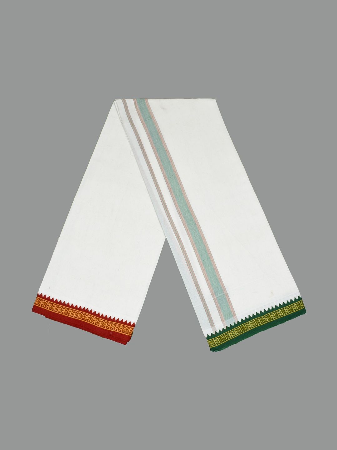 Sawariya handloom Men Embroidered Cotton Dhoti Dhotis-image-7
