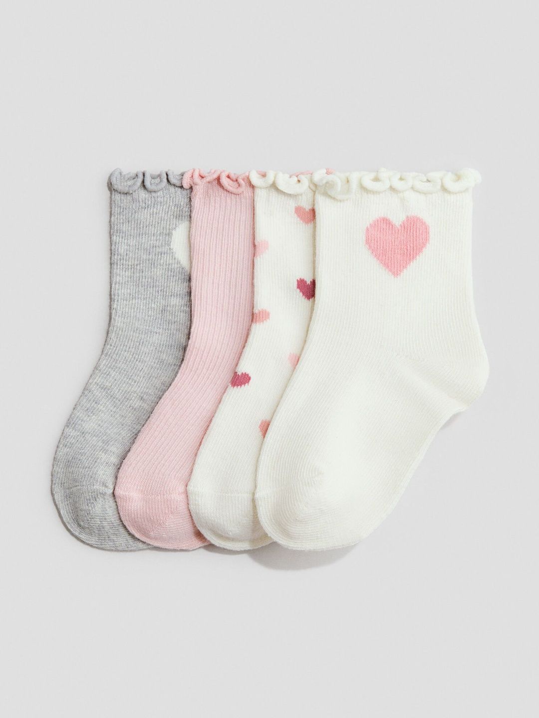 H&M Girls Patterned Above Ankle Socks-picture-36