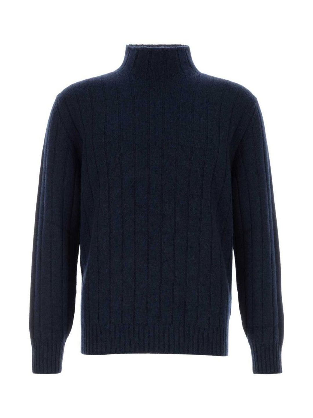 brunello cucinelli Navy Blue Knitted Sweaters-picture-39