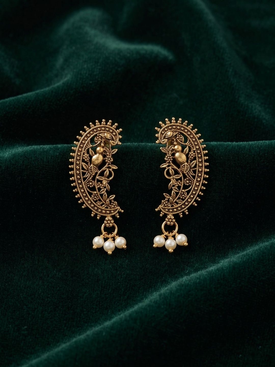 DURATI Crescent Shaped Drop Earrings-picture-52