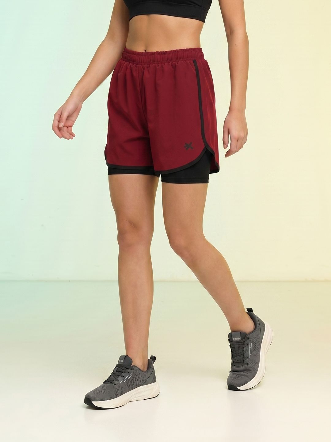 HRX by Hrithik Roshan Women Rapid Dry Training or Gym Sports Shorts-picture-20