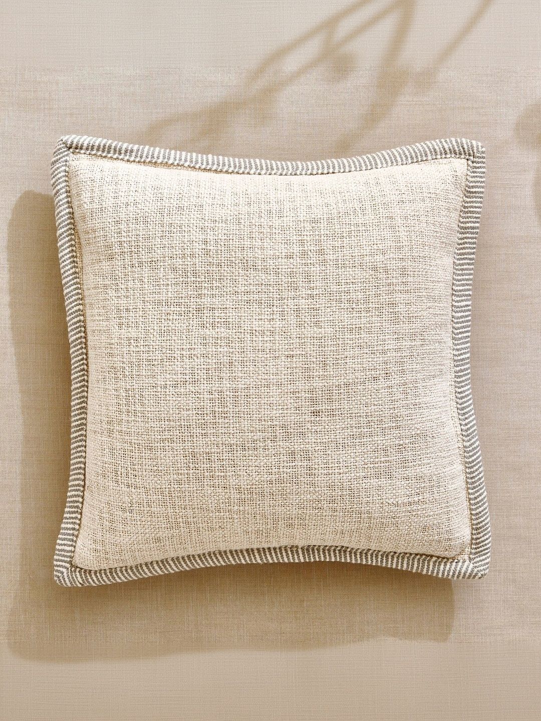 Home Centre Off-White Cotton Pre-Filled Square Cushions-picture-42