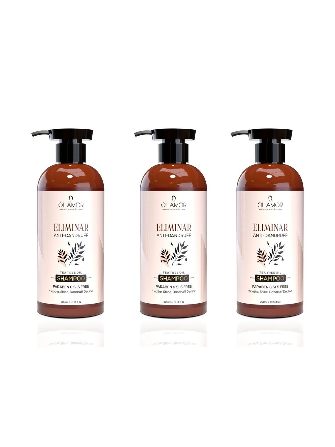 OLAMOR Set Of 3 Eliminar Anti Dandruff Shampoo - 300 ml Each-picture-34