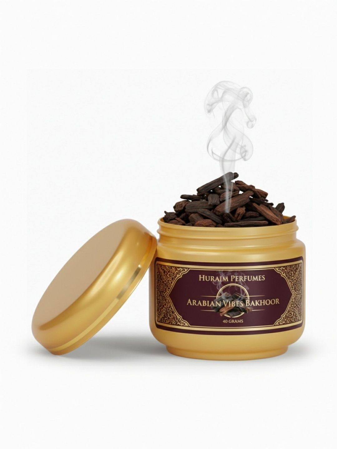 HURAIM Arabian Vibes Bakhoor Air Freshener - 40 Gram-picture-58