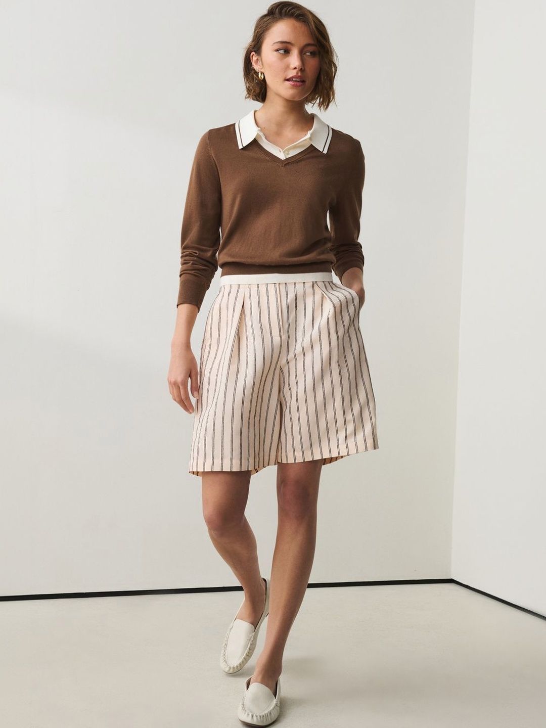 NEXT Shirt Collar Pullover Sweater-picture-30