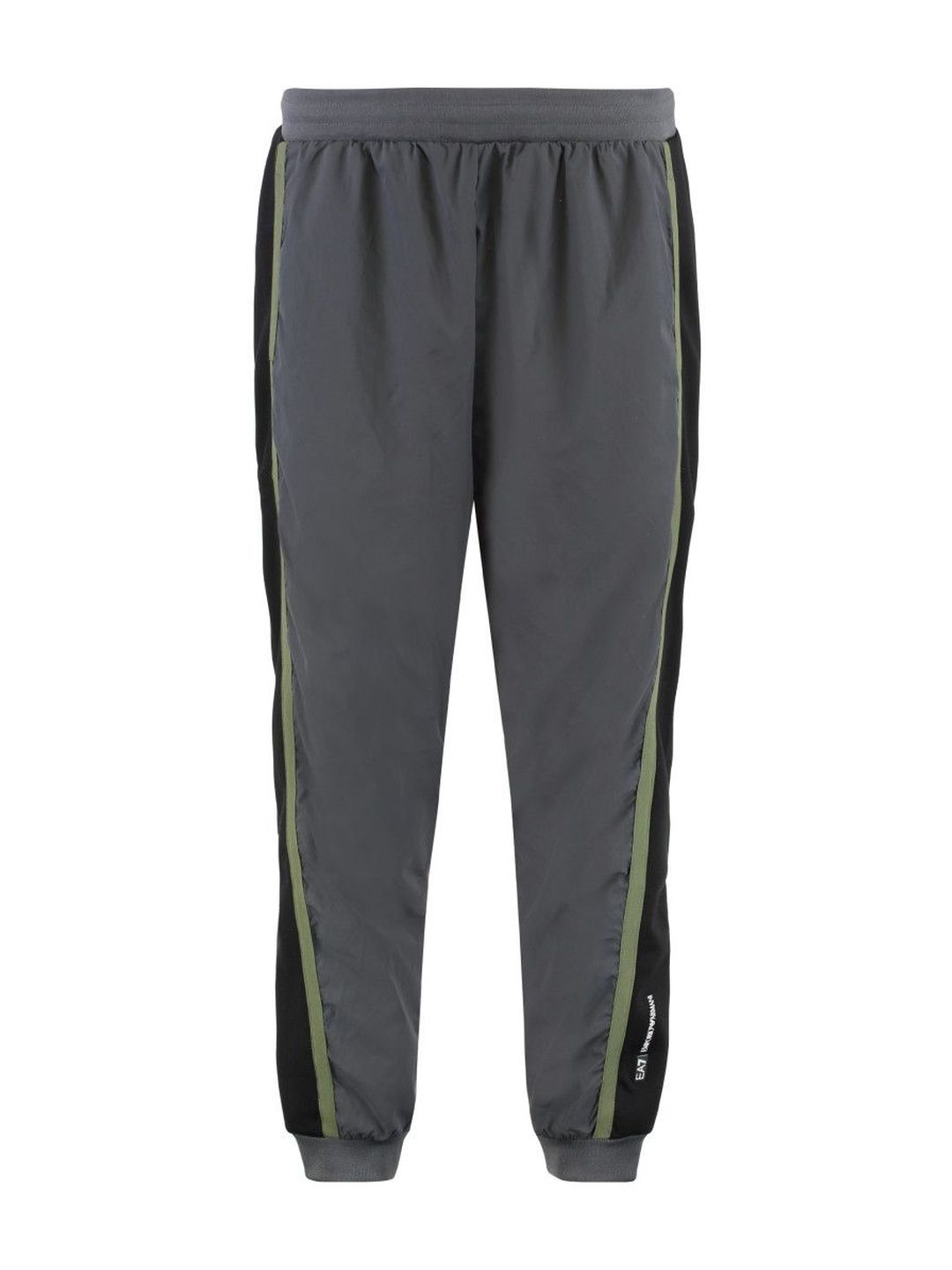 Grey Polyester Striped Jogger-image-38