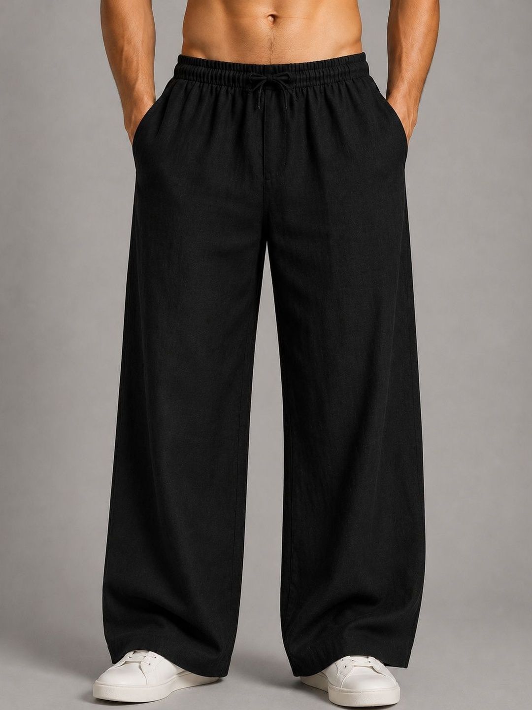 See Designs Men Mid Rise Relaxed Fit Trousers-picture-19