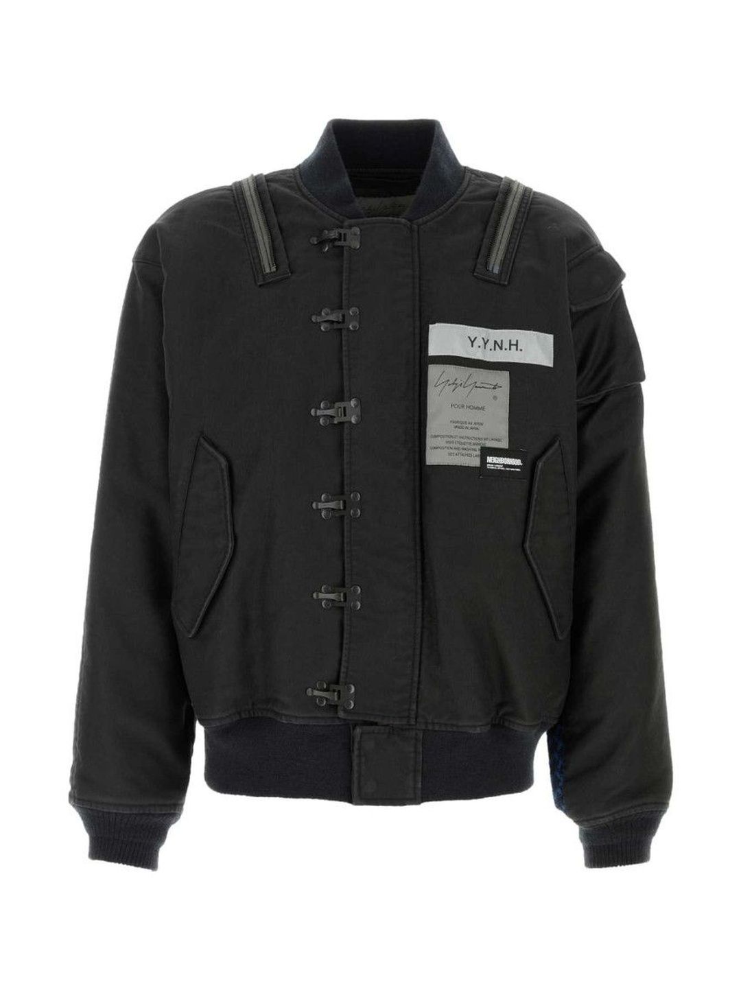 yohji yamamoto Black Logo Bomber Jacket-picture-54
