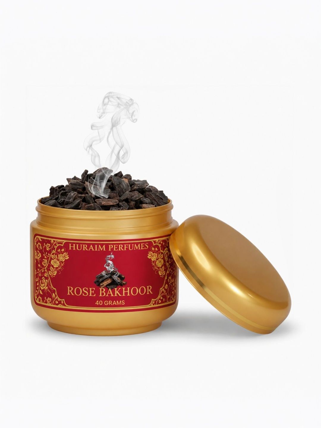 HURAIM Rose Bakhoor Air Freshener - 40 Gram-picture-52