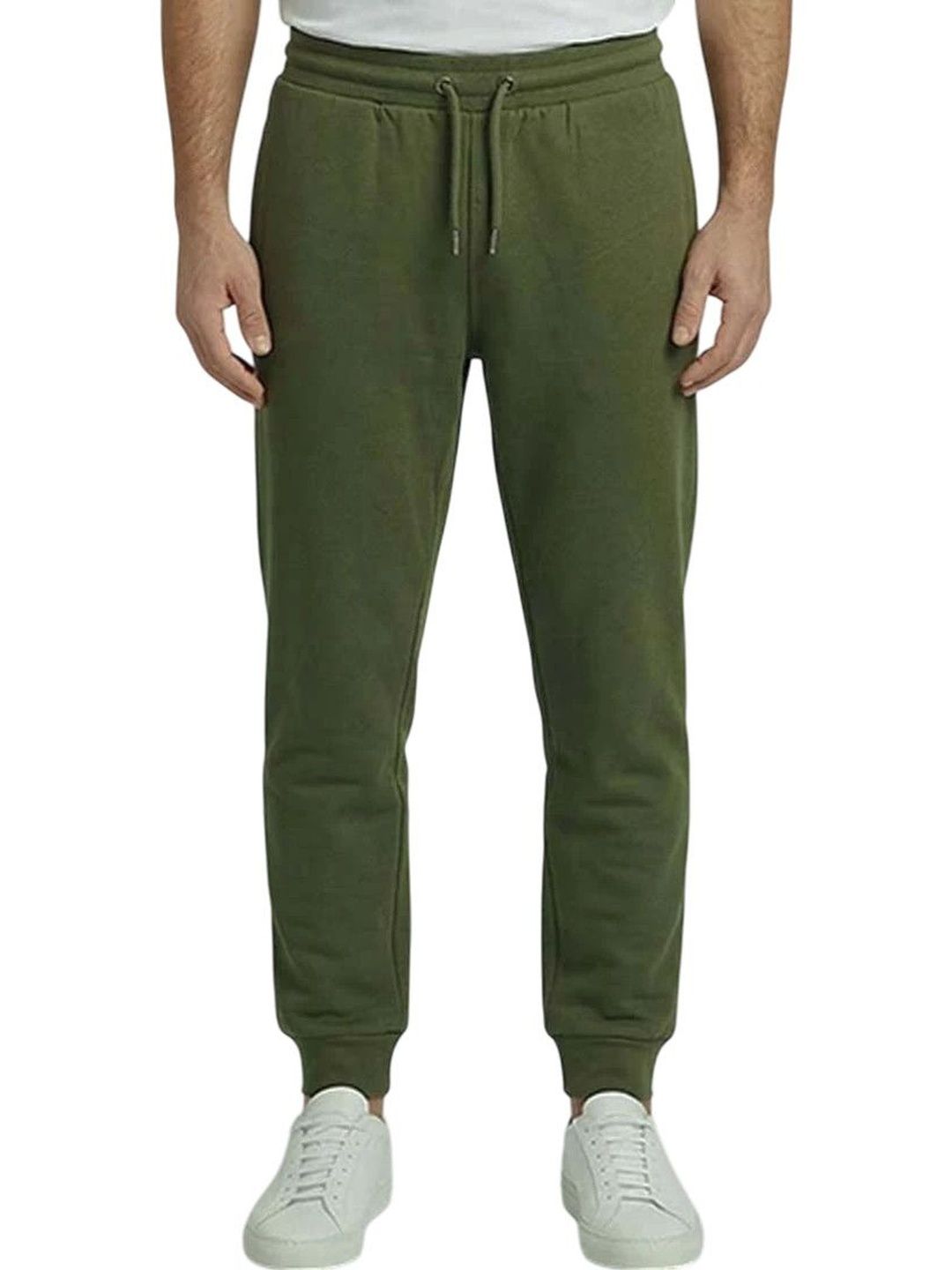 cavalli class Olive Embroidered Logo Joggers-picture-19