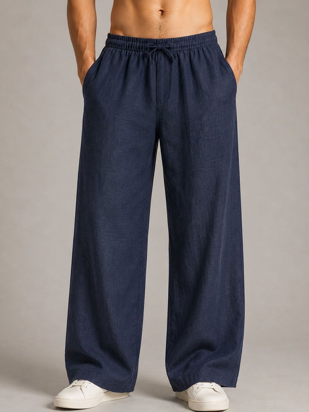 See Designs Men Mid Rise Relaxed Fit Trousers-picture-23