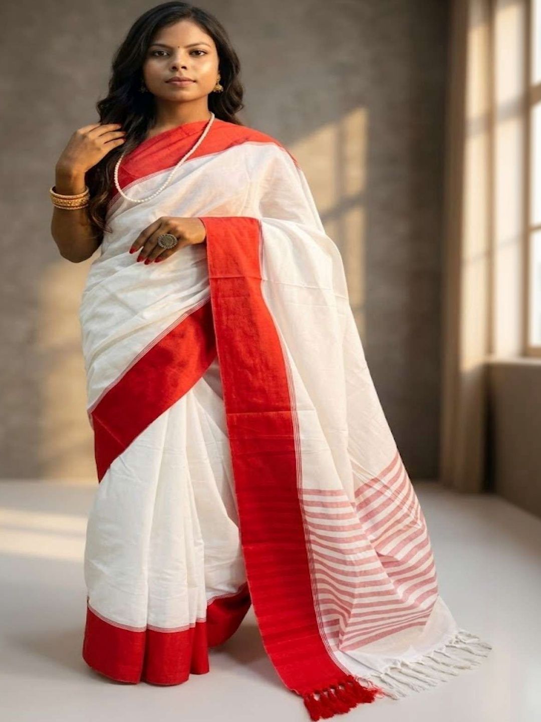 Shopeezy Tex Fab Striped Saree-picture-38