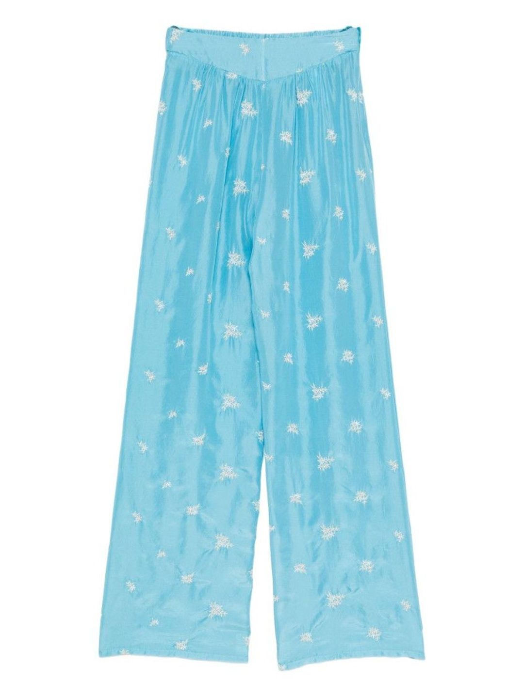 forte forte Blue Embroidered Silk Trouser-picture-48